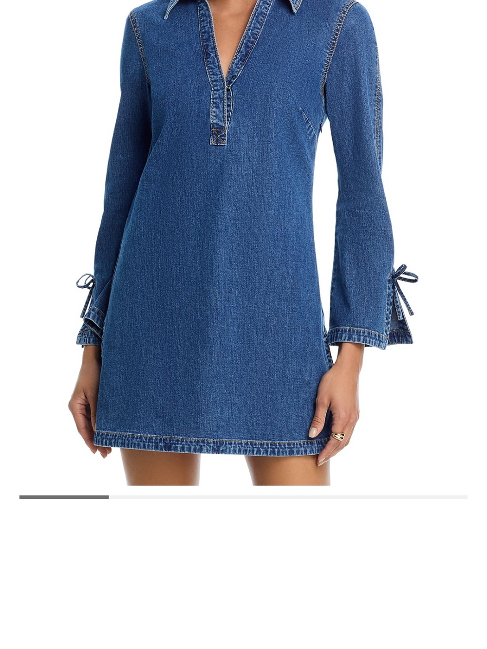 cinq a sept Aster Denim Mini Dress